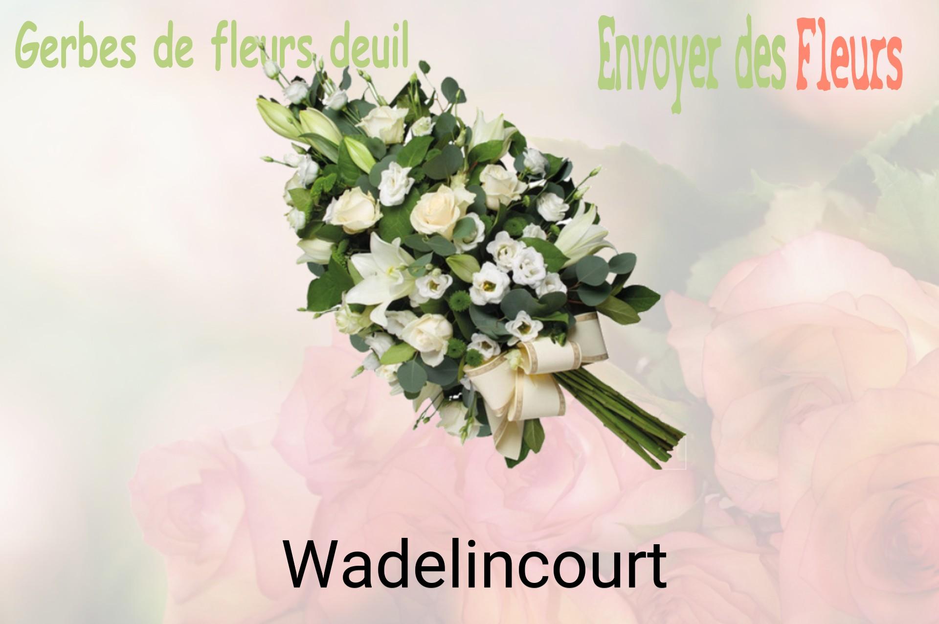 Gerbe de fleurs de deuil livrée à Wadelincourt